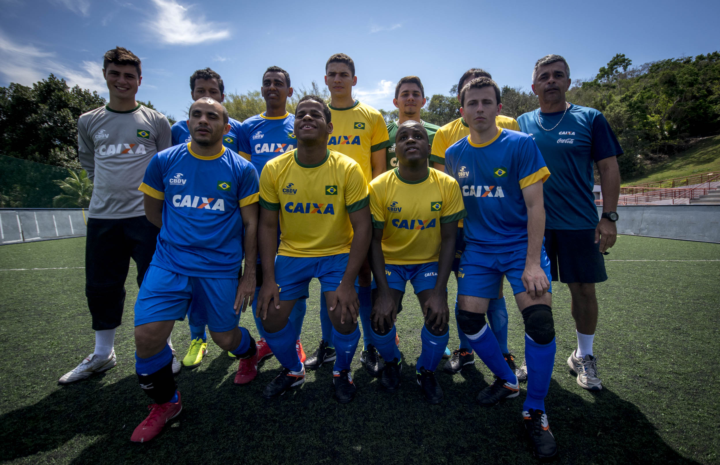 Seleção Brasileira de Futebol de 5 (Foto: CPB)