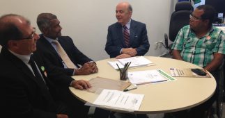 Professor Chadi, Romário, Serra e Antônio Jorge.